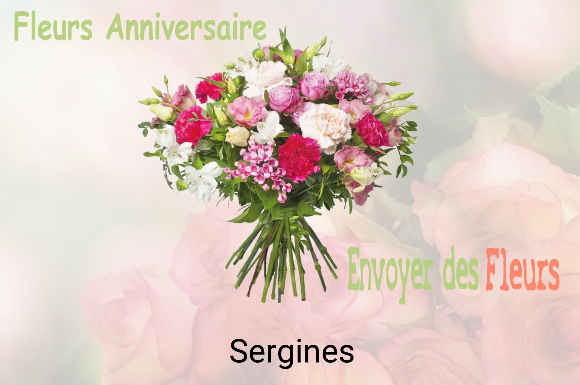 Bouquet de fleurs d’anniversaire livré à Sergines